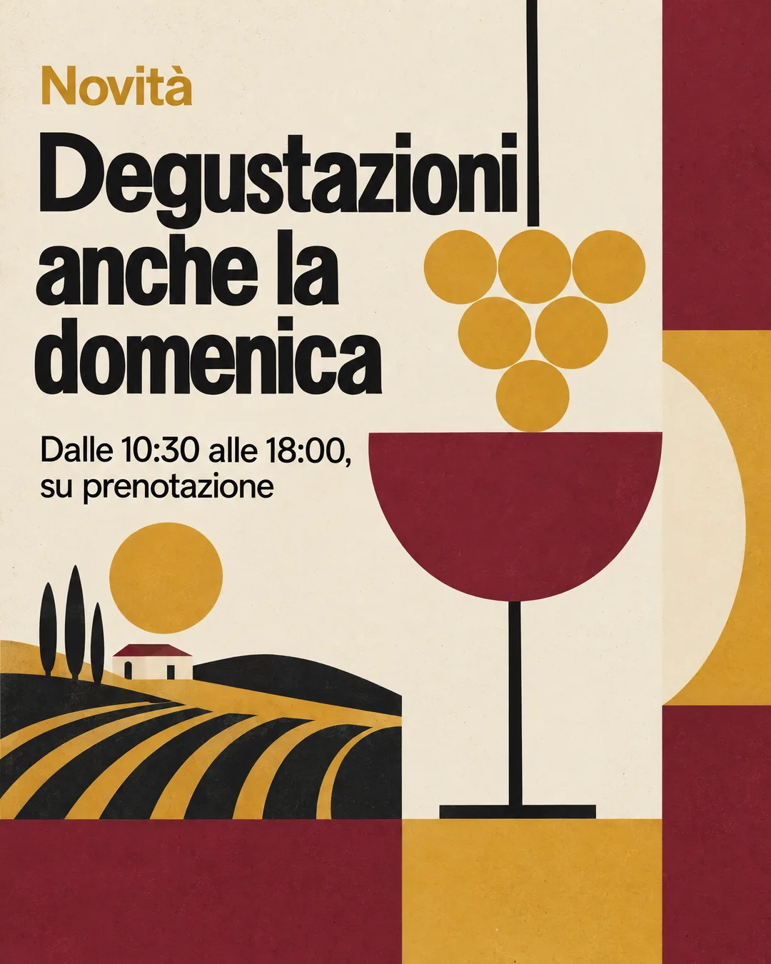degustazioni anche la domenica