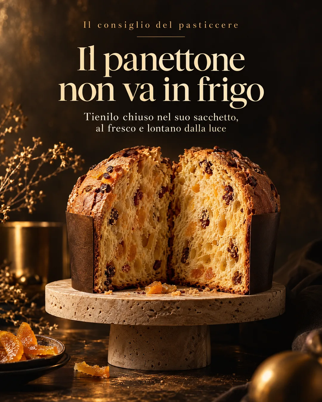 il panettone non va in frigo
