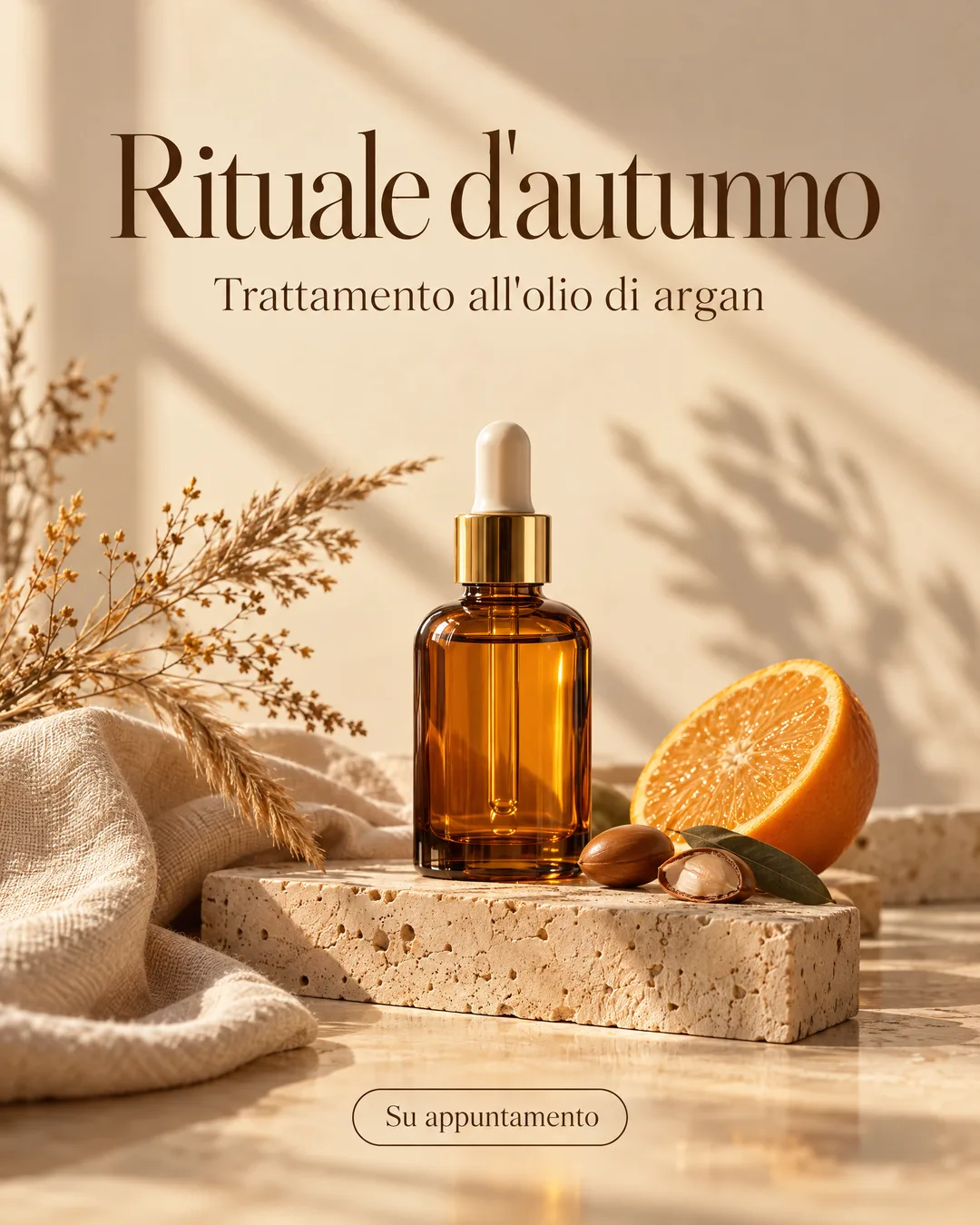 rituale d'autunno all'olio di argan