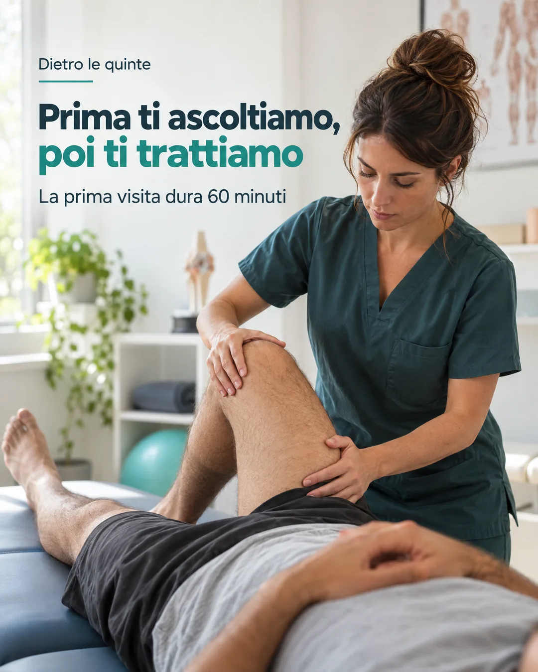 prima ti ascoltiamo, poi ti trattiamo