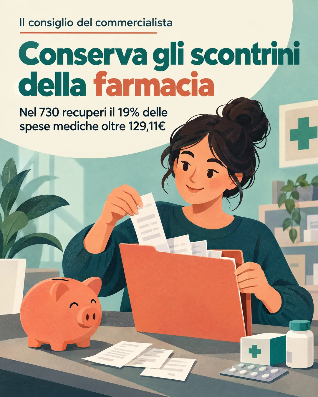 conserva gli scontrini della farmacia