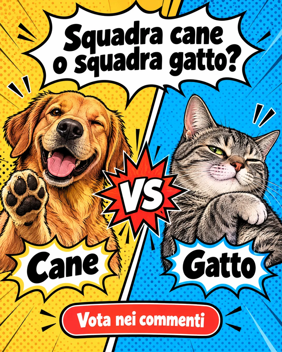 squadra cane o squadra gatto?
