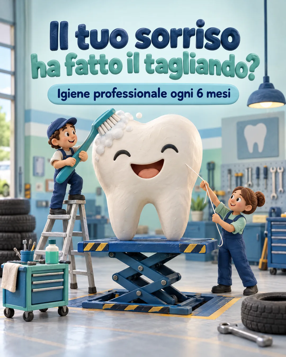 il tuo sorriso ha fatto il tagliando?